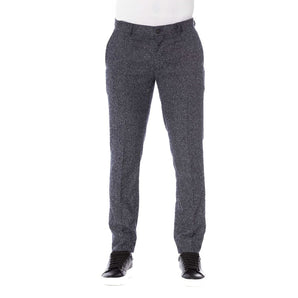 Pantalones de diseño Trussardi Sleek negros