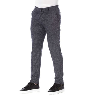 Trussardi Black Cotton Men Pant