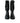 Dolce & Gabbana Black Rubber Lace Up Shearling Rain Boots Shoes