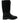 Dolce & Gabbana Black Chioggia Rubber Suede Rain Boots Shoes