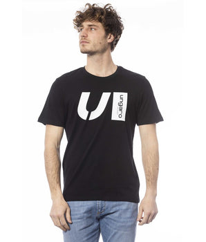 Men's Ungaro Sport Black Cotton T-Shirt