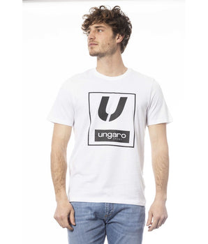 Men's Ungaro Sport White Cotton T-Shirt