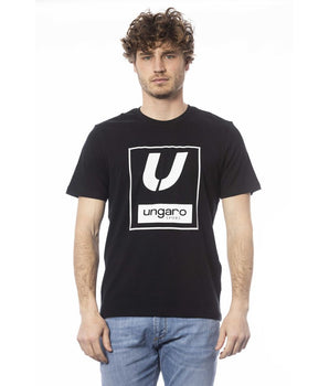 Men's Ungaro Sport Black Cotton T-Shirt