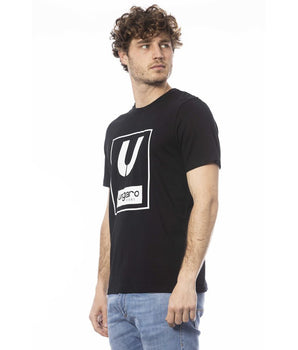 Men's Ungaro Sport Black Cotton T-Shirt