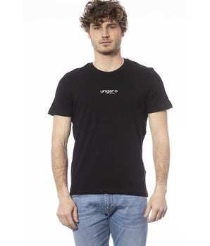 Men's Ungaro Sport Black Cotton T-Shirt