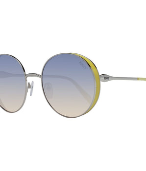 Emilio Pucci Silver Metal Sunglasses