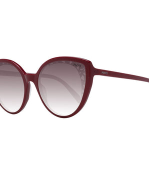 Emilio Pucci Red Plastic Sunglasses