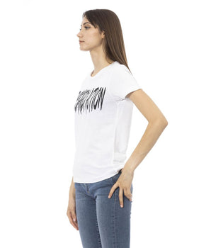 Camiseta Trussardi Action de algodón blanco para mujer