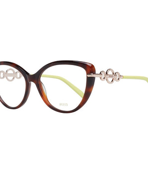 Emilio Pucci Brown Plastic Glasses (Frames)