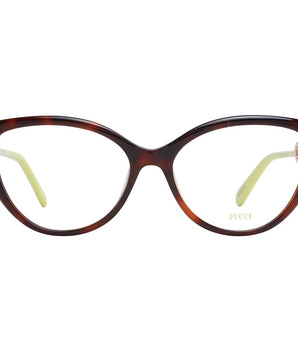 Emilio Pucci Brown Plastic Glasses (Frames)