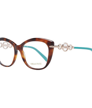 Emilio Pucci Brown Plastic Glasses (Frames)