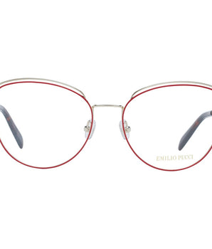 Emilio Pucci Red Metal Glasses (Frames)