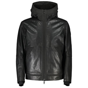 Hugo Boss Black Leather Men Jacket