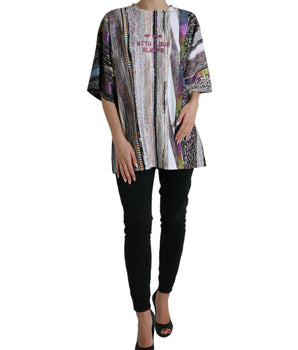 Dolce &amp; Gabbana Camiseta elegante multicolor con cuello redondo