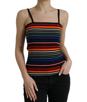 Dolce &amp; Gabbana Camiseta sin mangas con tirantes finos a rayas Chic