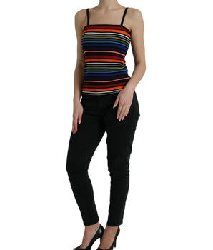 Dolce &amp; Gabbana Camiseta sin mangas con tirantes finos a rayas Chic