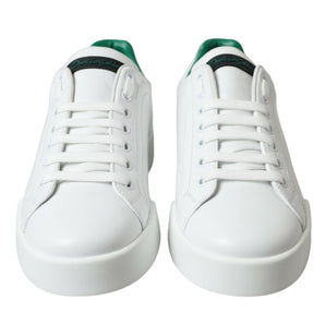 Dolce &amp; Gabbana Elegant Portofino Calfskin Sneakers