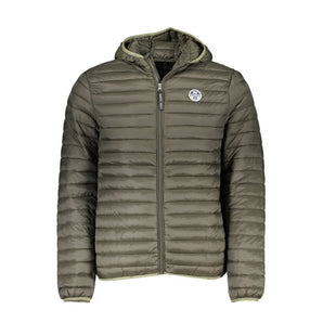 Chaqueta verde de manga larga con capucha de North Sails