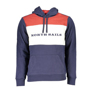 Sudadera con capucha azul ecológica con detalle en contraste de North Sails