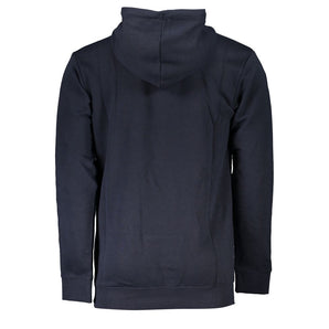 Cavalli Class Chic Sudadera con capucha azul cepillada