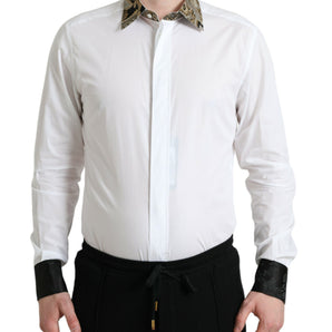 Dolce & Gabbana Elegant Gold Detail Dress Shirt