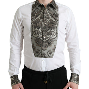 Dolce & Gabbana Elegant Slim Fit French Cuff Dress Shirt