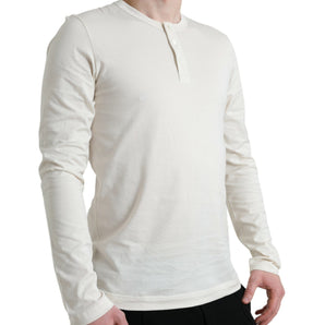 Dolce & Gabbana Elegant Off White Cotton Sweater