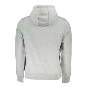 Napapijri Sudadera polar gris con capucha Chic