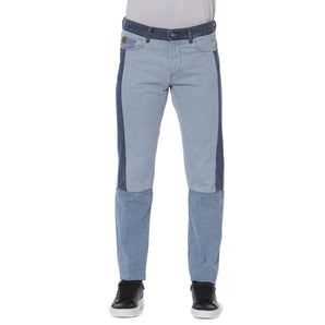 Trussardi Jeans Chic Denim de algodón azul para un estilo sofisticado