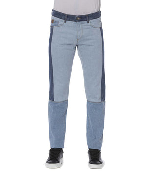 Trussardi Jeans Blue Cotton Men Jeans
