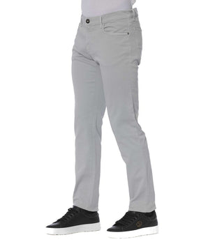Trussardi Jeans Gray Cotton Men Jeans