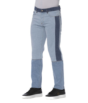 Trussardi Jeans Blue Cotton Men Jeans