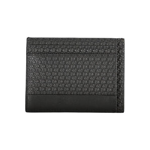 Calvin Klein Elegant Leather Card Holder with Contrasting Details