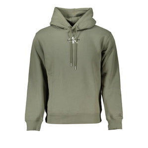 Calvin Klein Chic Green Fleece Hooded Sweatshirt