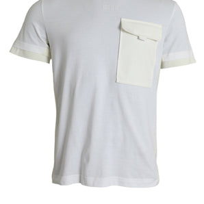 Dolce &amp; Gabbana Elegant White Crew Neck Cotton Tee