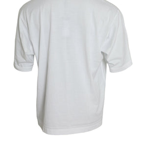 Dolce & Gabbana Elegant White Crew Neck Luxury Tee