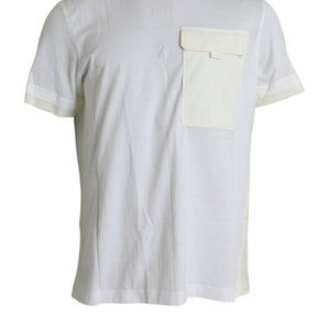 Dolce & Gabbana Elegant White Crew Neck Cotton Tee