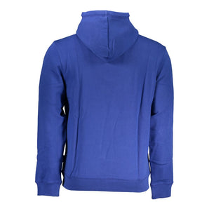 Napapijri Sudadera con capucha azul chic con logo estampado