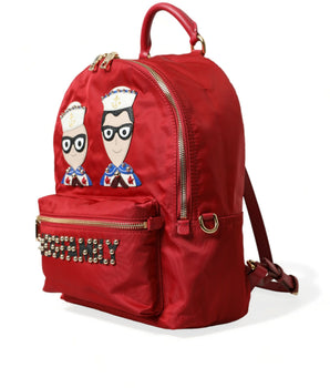 Dolce &amp; Gabbana Red #DGFAMILY Framed Backpack VULCANO Bag