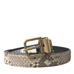 Dolce &amp; Gabbana Elegant Italian Leather Belt