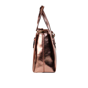 Michael Kors Jet Set Primrose Metallic XS bolso de mano con cremallera superior