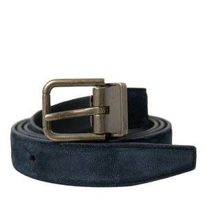 Dolce &amp; Gabbana Elegant Suede Calf Leather Belt