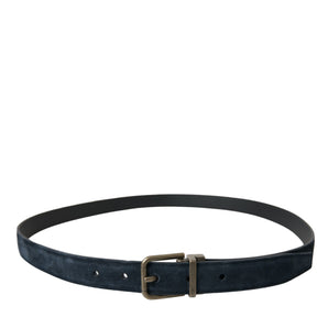 Dolce & Gabbana Elegant Suede Calf Leather Belt