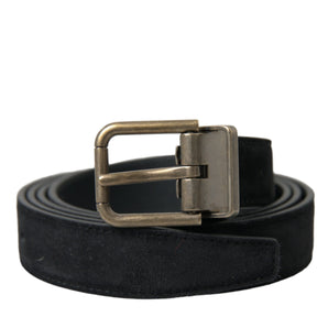 Dolce &amp; Gabbana Elegant Suede Calf Leather Belt