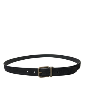 Dolce &amp; Gabbana Elegant Suede Calf Leather Belt