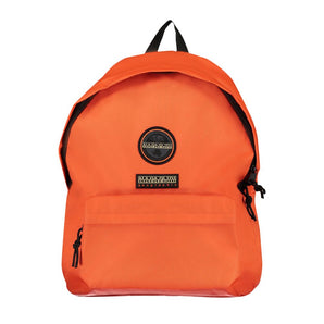 Mochila naranja con diseño de logotipo Eco-Chic de Napapijri