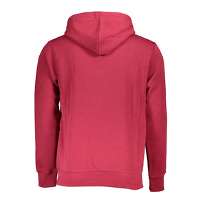 US Grand Polo Chic Pink Hooded Sweatshirt with Embroidery Detail