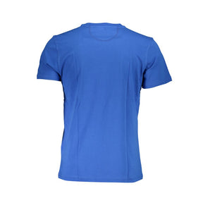 Camiseta elegante con cuello redondo y logo en azul cobalto de La Martina