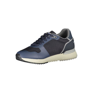 Zapatillas deportivas azules Blauer Dapper con detalles en contraste