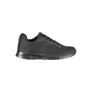 Sergio Tacchini Elegantes zapatillas negras con detalle bordado